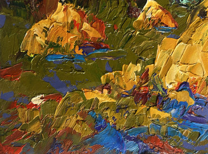 Oil painting Returning from the field in the evening Oleksiy Ivanyuk