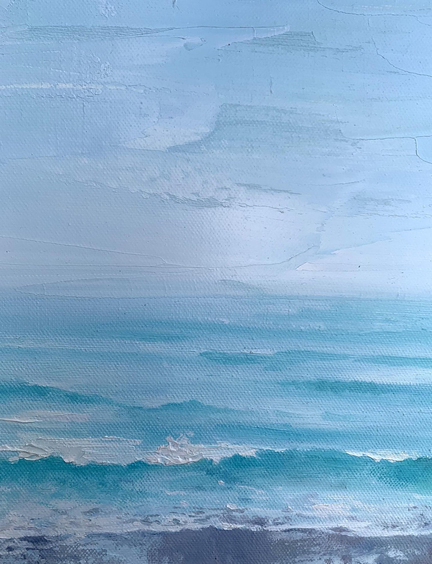 Oil painting Warm sea Unknown artist