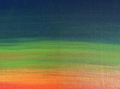 Acrylic painting Calm and focused Olga Melezhik