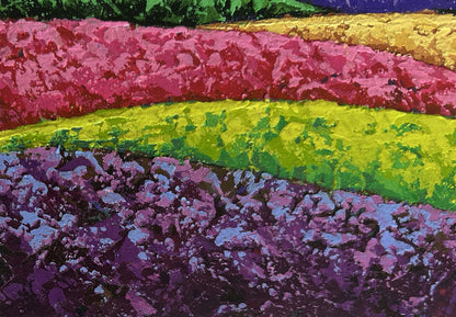 Oil painting Tranquility of the Mountains V. Zadorozhnya