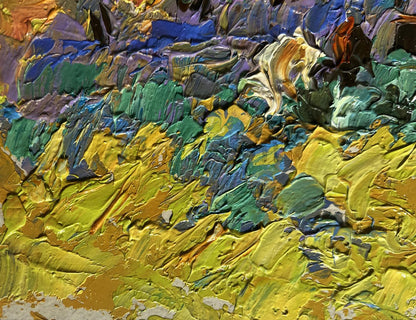 Oil painting A light breeze in the meadows Oleksiy Ivanyuk