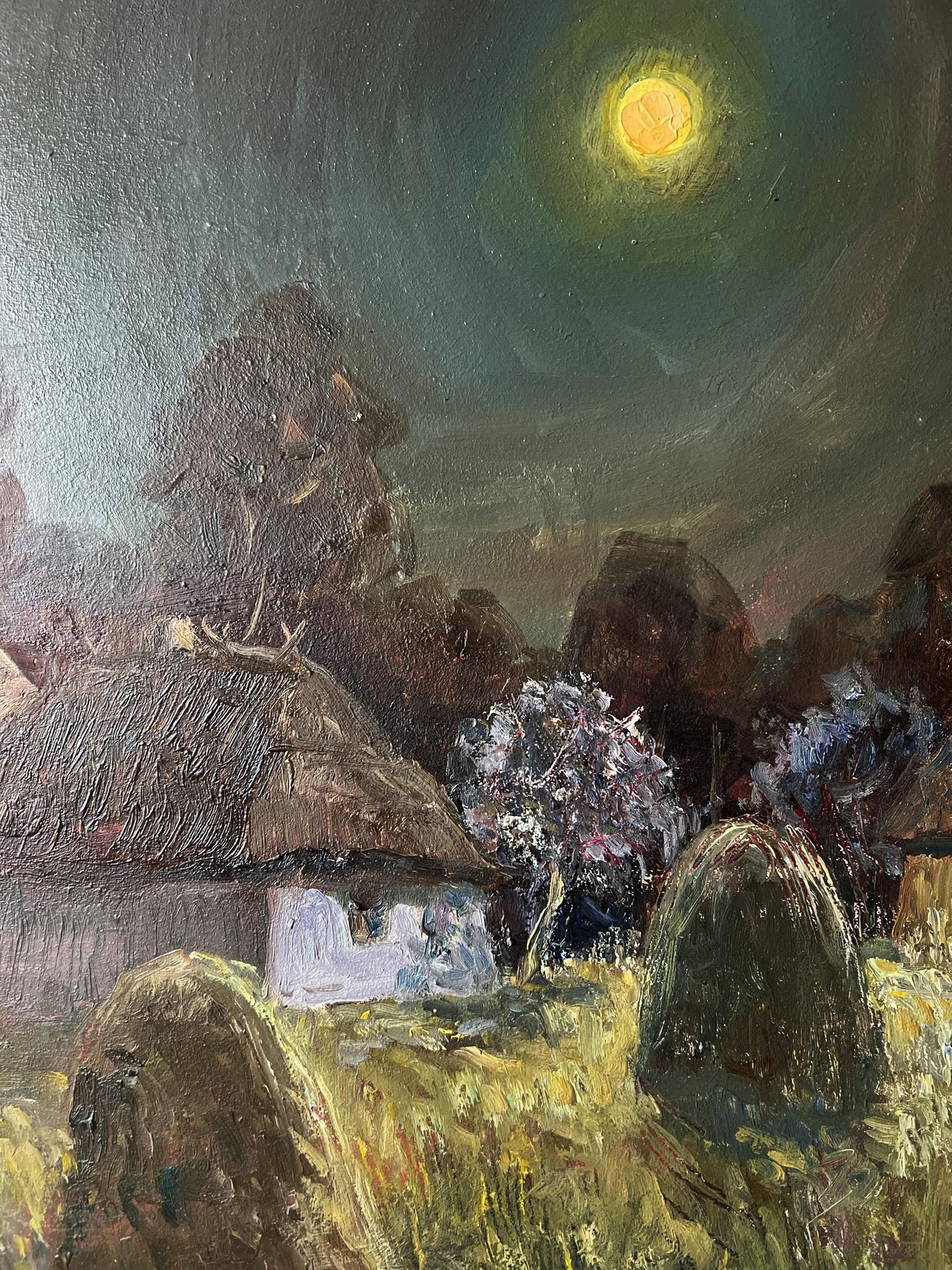 Oil painting Moonlit night V. Mishurovsky