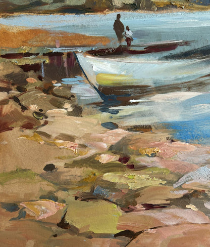 Oil painting Sailing on a yacht Yuriy Suprunchuk