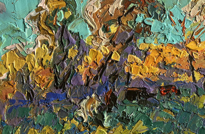 Oil painting A light breeze in the meadows Oleksiy Ivanyuk