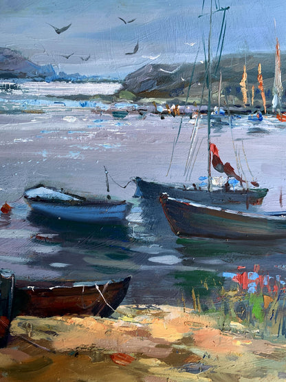 OIl painting Sailing club Yuriy Suprunchuk