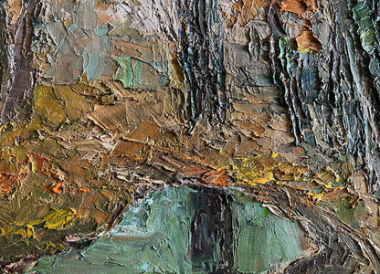 Oil painting Cloudy autumn day Boris Serdyuk