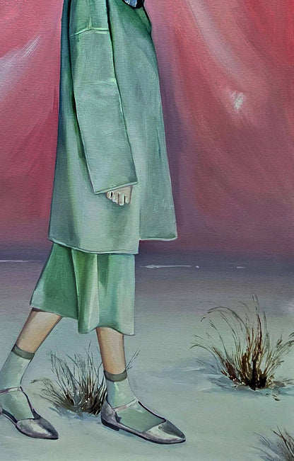 Oil painting A person's walk through blogs Igor Konovalov