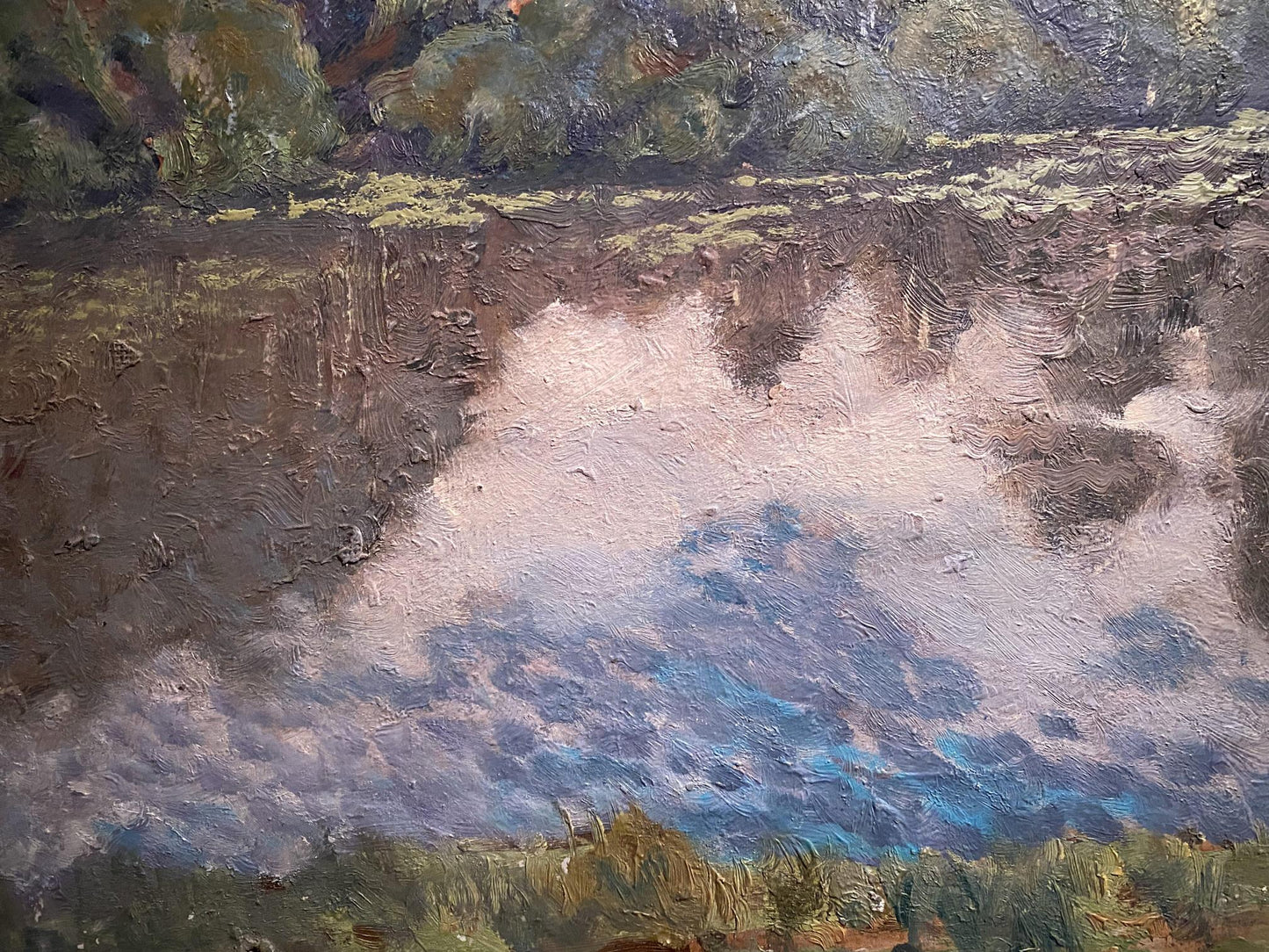 Oil painting Overlay on a summer day Unknown artist