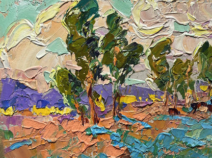 Oil painting In the autumn meadows Oleksiy Ivanyuk