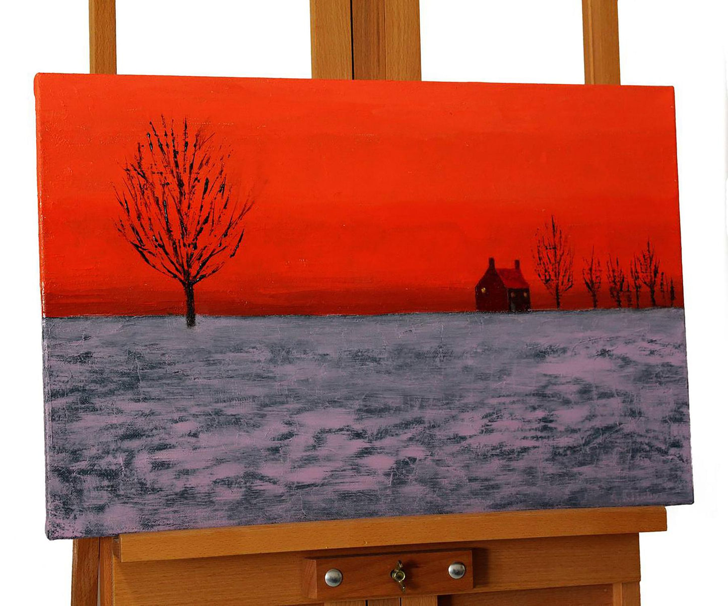 Oil painting House in the steppe Andriy Klishyn