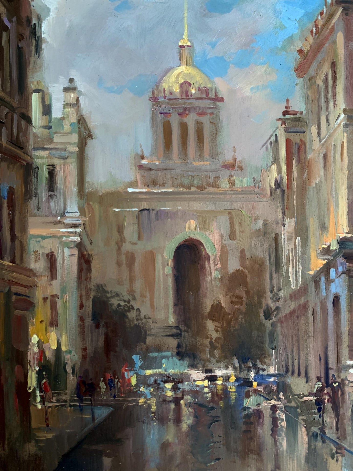 OIl painting City Hall Yuriy Suprunchuk