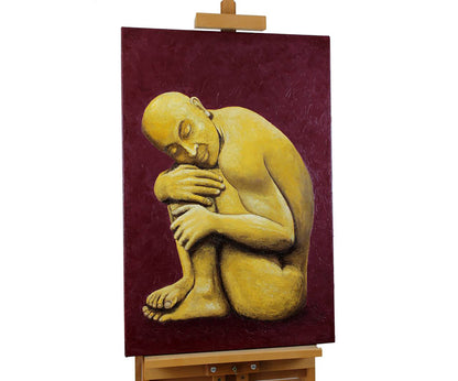 Oil painting Sleeping Buddha Andriy Klishyn