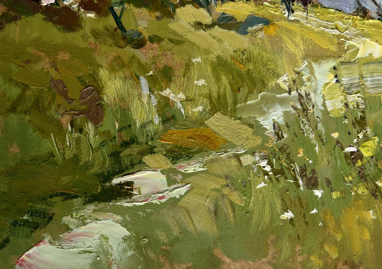 Oil painting The road to the church Yuriy Suprunchuk