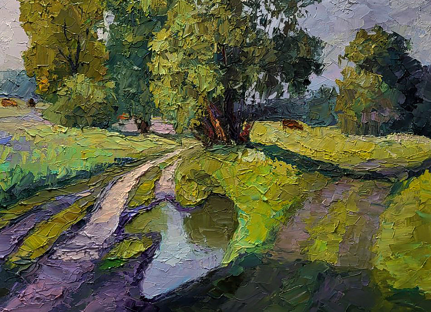 Oil painting Summer day Serdyuk Boris Petrovich