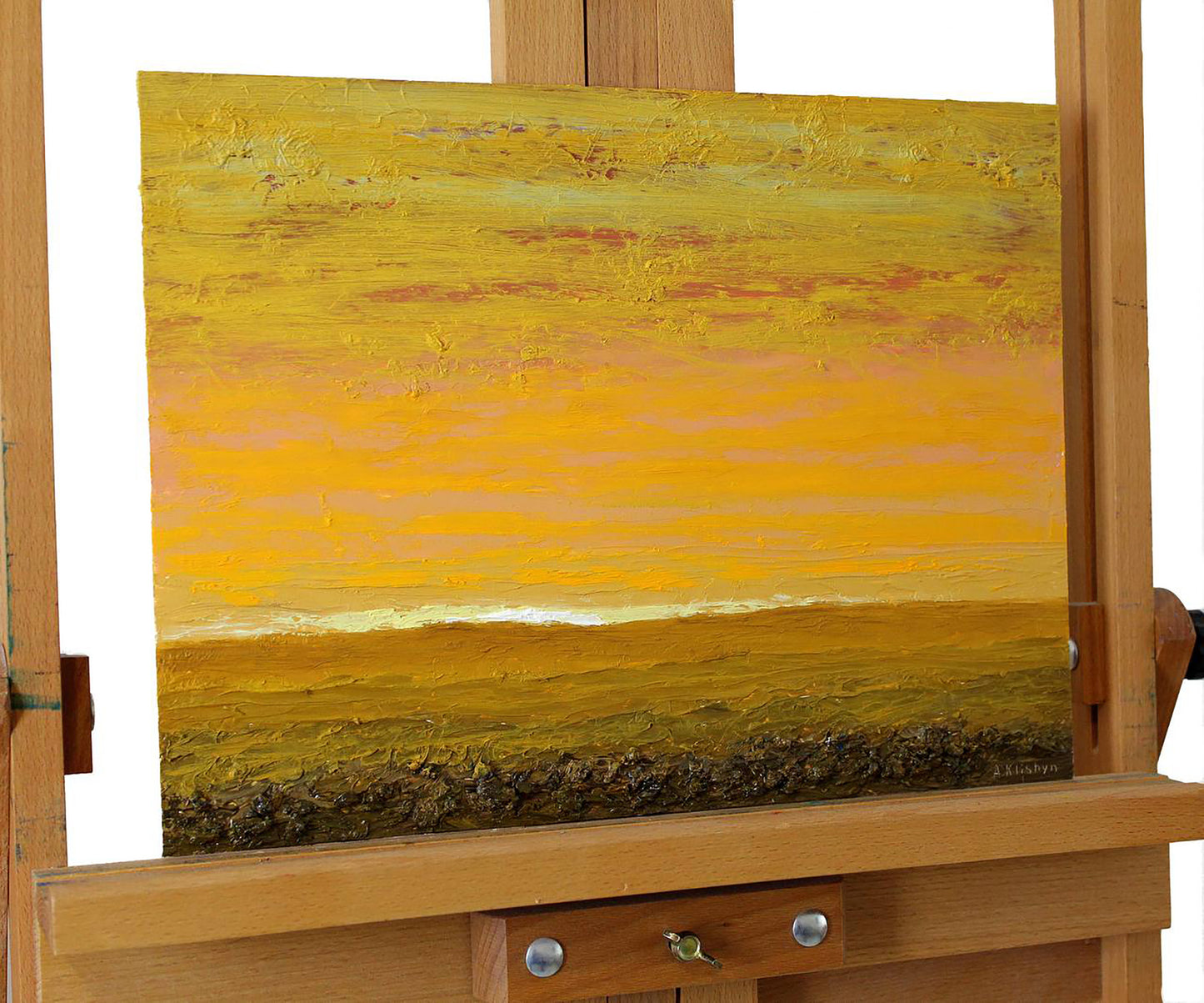 Oil painting Wasteland Andriy Klishyn