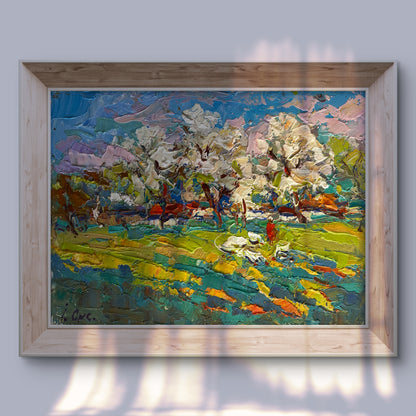 Oil painting Spring has come Oksana Ivanyuk