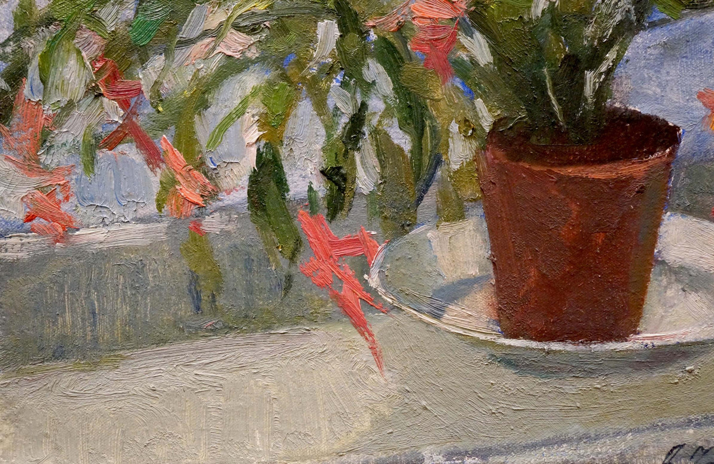 Oil painting Flowers Chernyaev Anatoly Grigoryevich