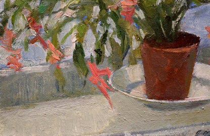 Oil painting Flowers Chernyaev Anatoly Grigoryevich