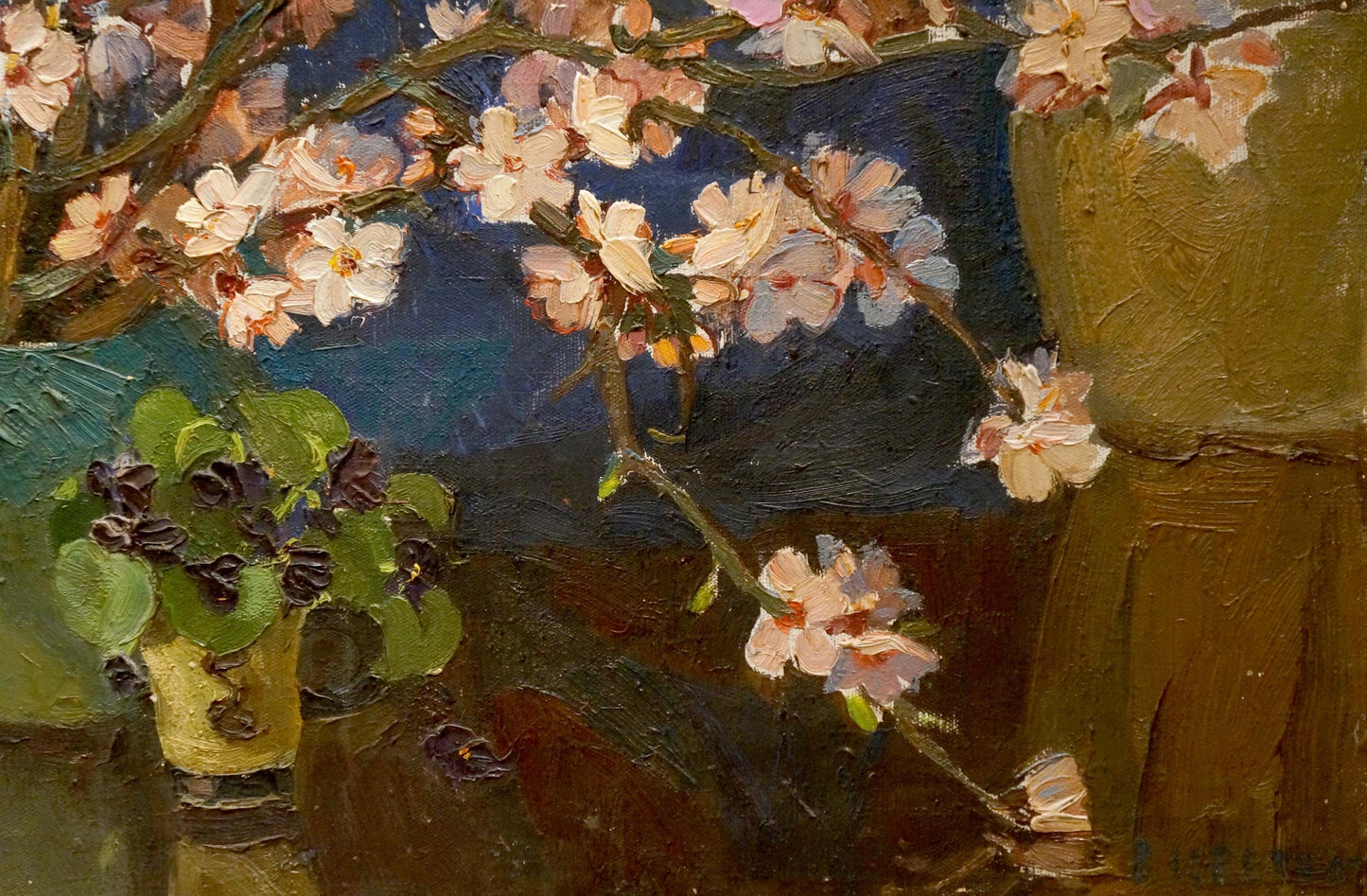 Oil painting Bouquet of flowers Tsvetkova Valentina Petrovna