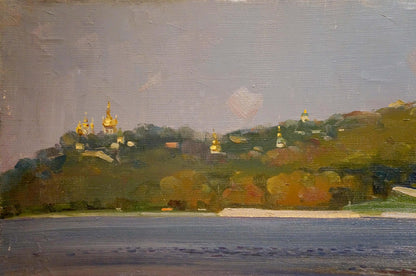 Oil painting Kiev-Pechersk Lavra Strelov Arkady Efimovich