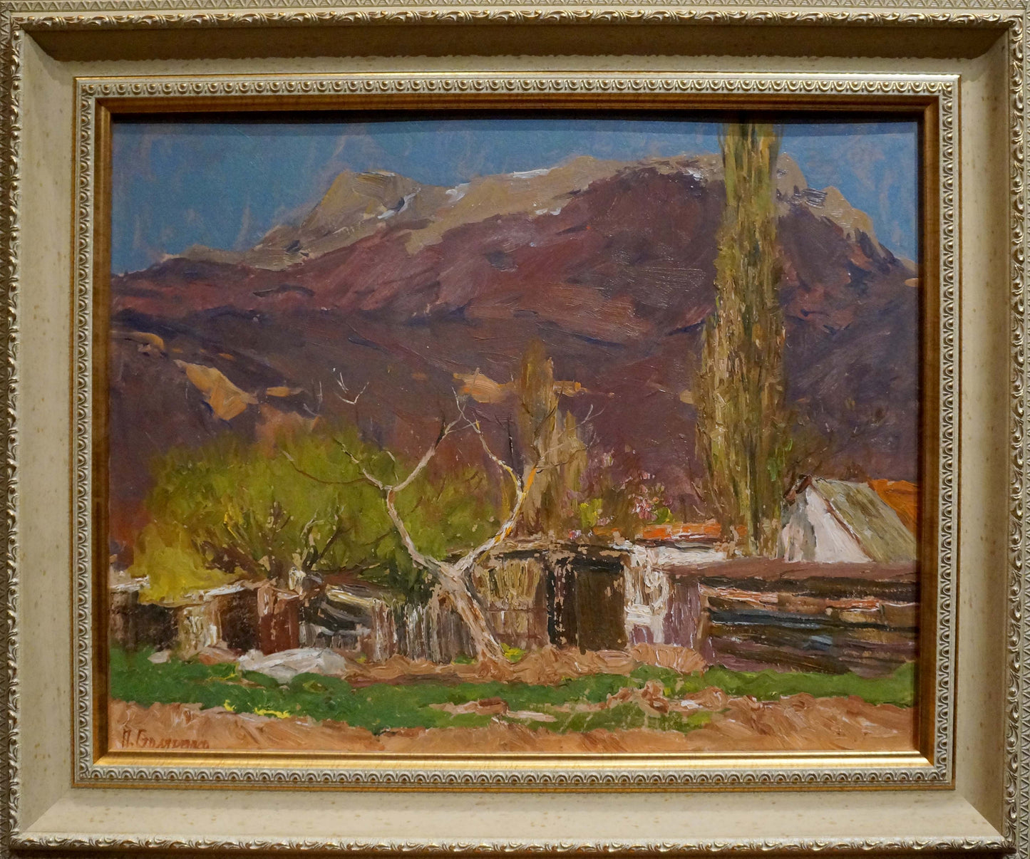 Oil painting Autumn landscape Stolyarenko Petr Kuzmich