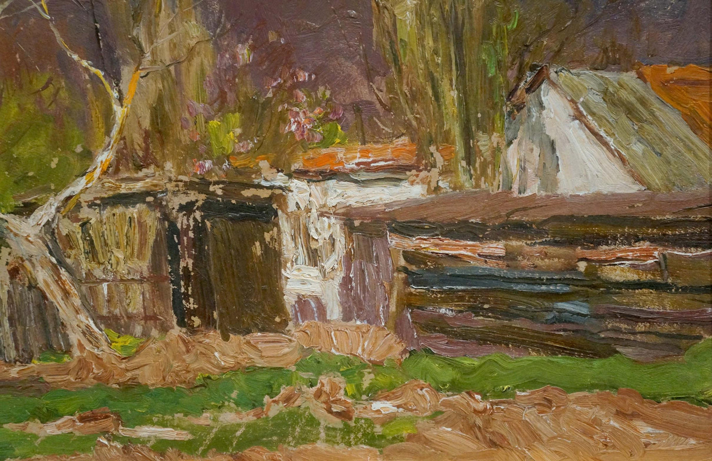 Oil painting Autumn landscape Stolyarenko Petr Kuzmich