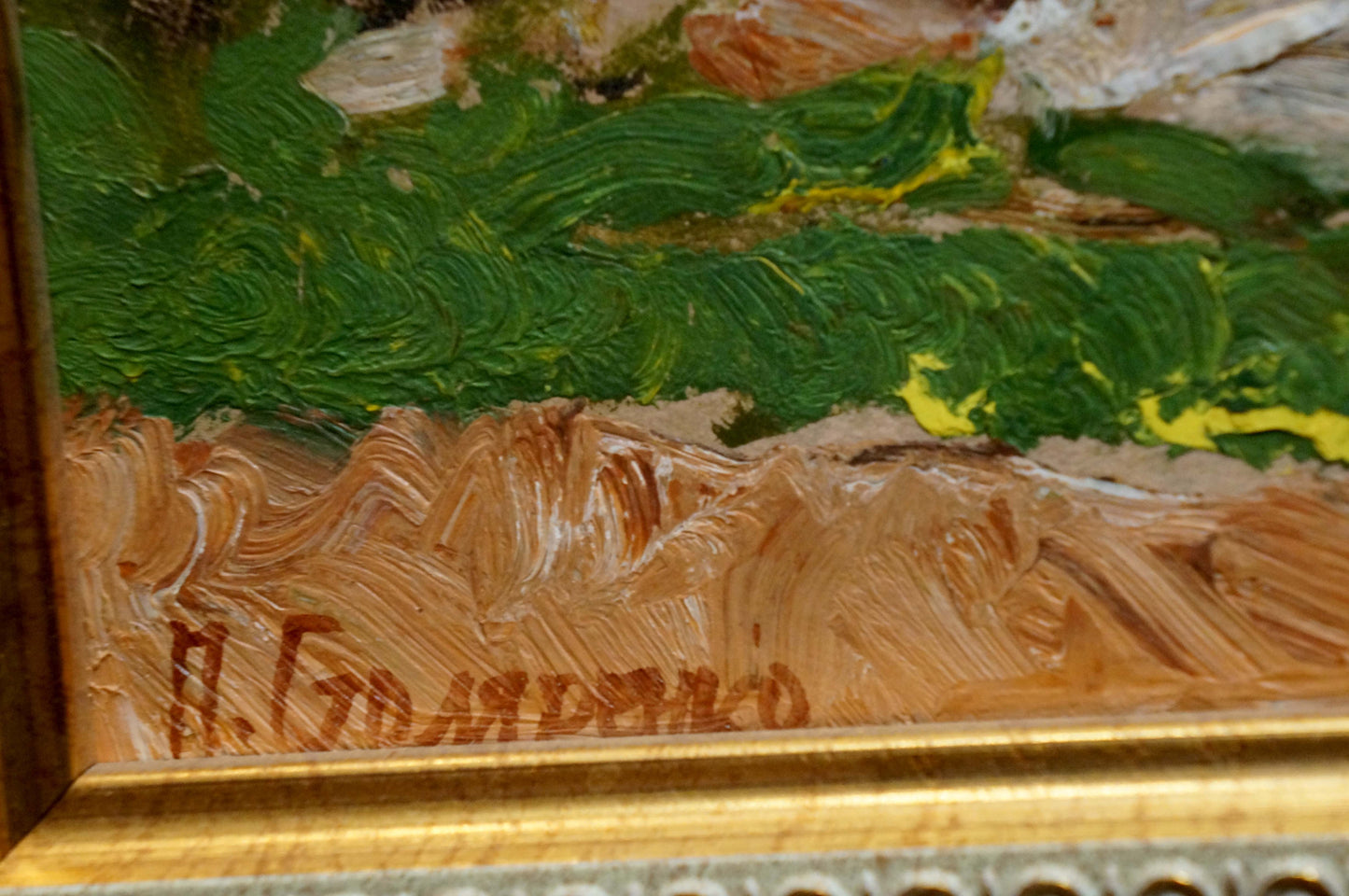 Oil painting Autumn landscape Stolyarenko Petr Kuzmich