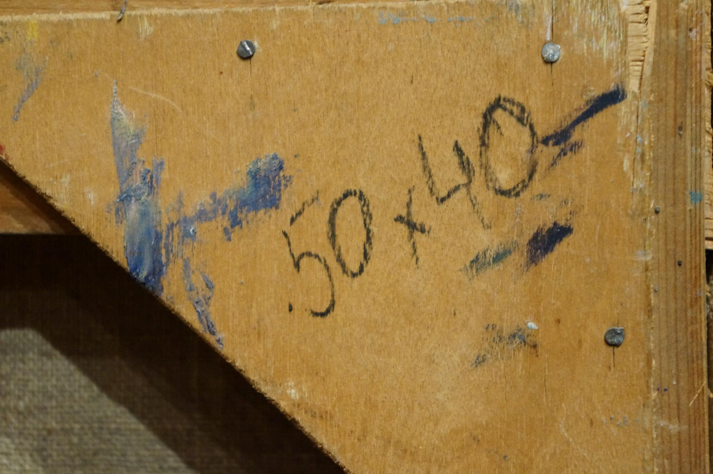 Oil painting Bouquet of flowers with apples Sokolova Zinaida Ivanovna