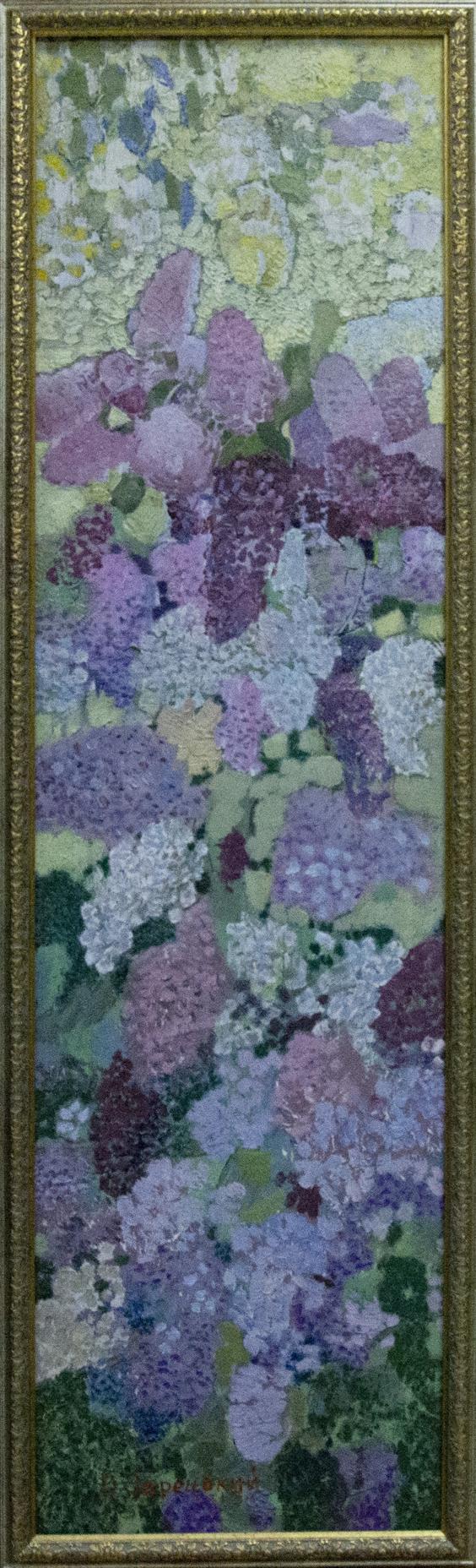 Oil painting Lilac Zaretsky Victor Ivanovich