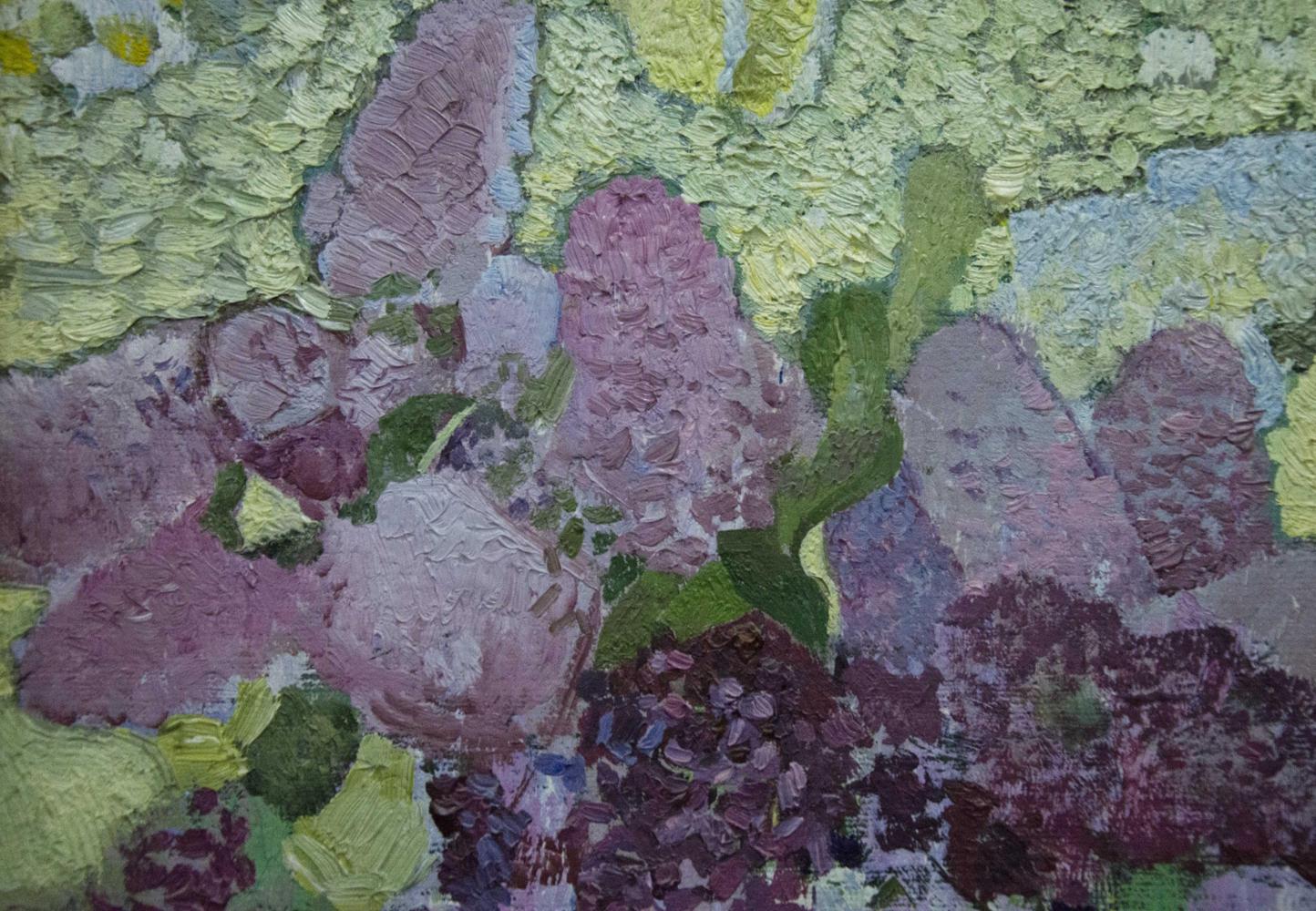 Oil painting Lilac Zaretsky Victor Ivanovich