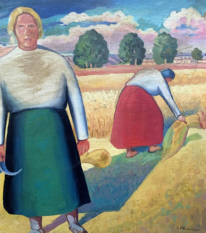 Oil painting In field V. Konotopsky