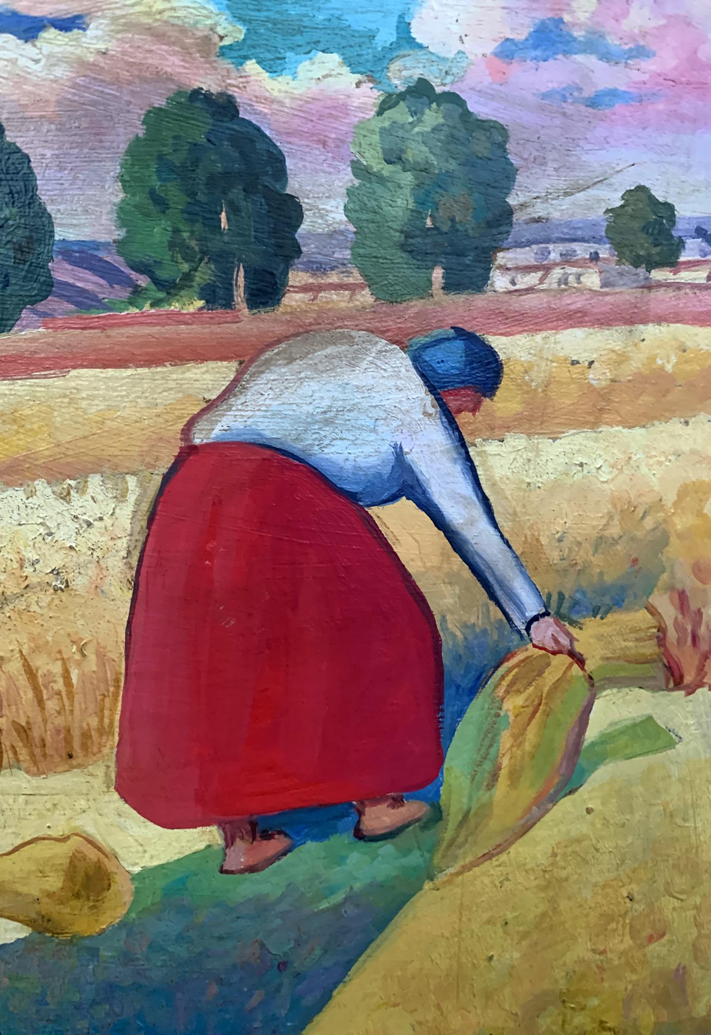 Oil painting In field V. Konotopsky