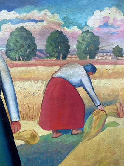 Oil painting In field V. Konotopsky