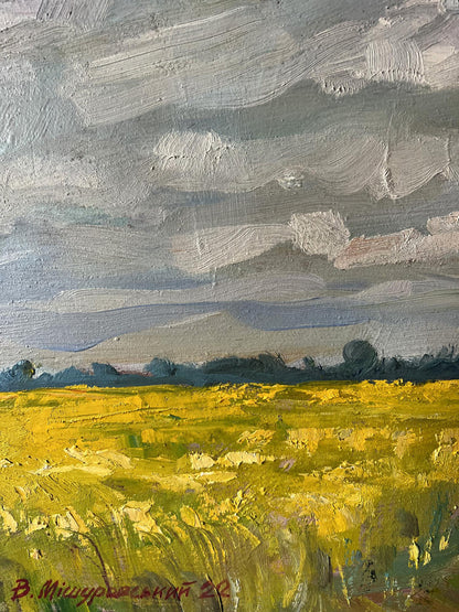 Oil painting Windy day V. Mishurovsky