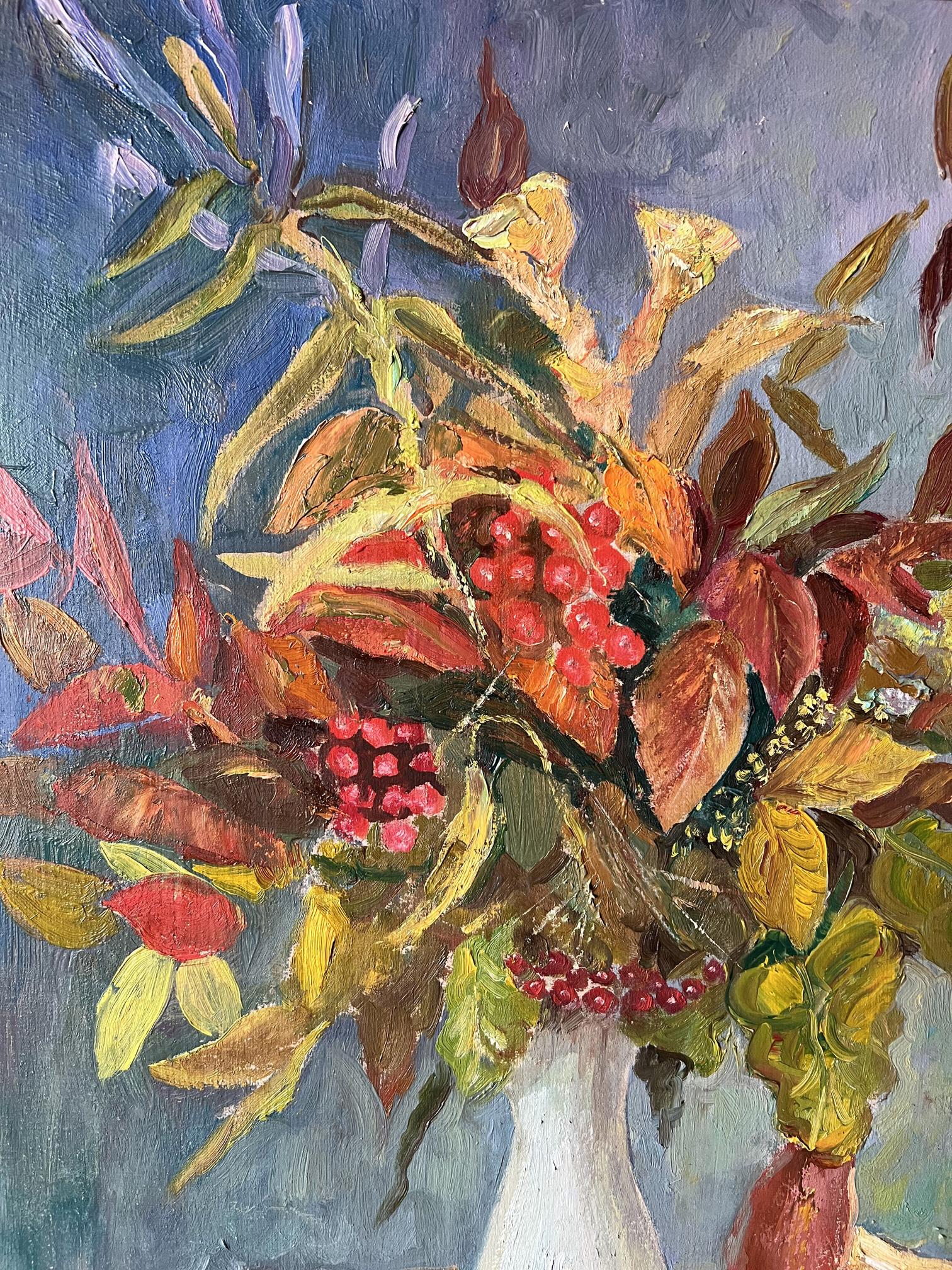 Oil painting Autumn still life