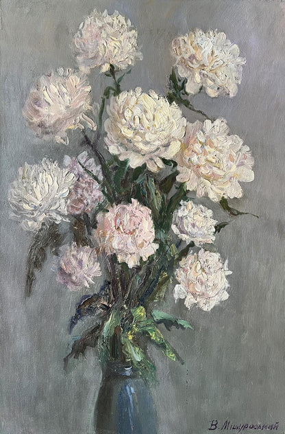 Oil painting Chrysanthemums V. Mishurovsky