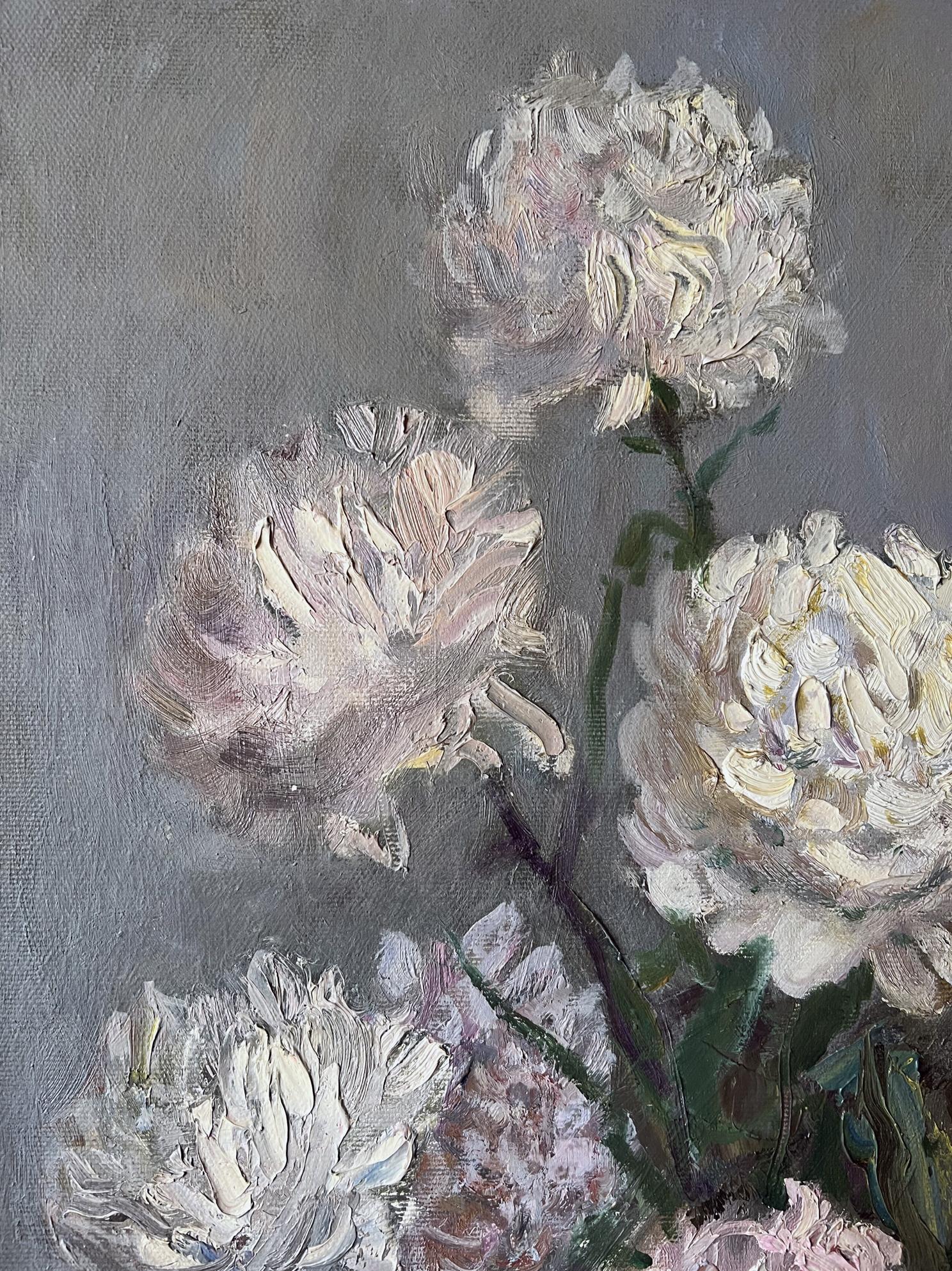 Oil painting Chrysanthemums 