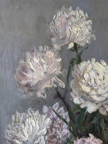 Oil painting Chrysanthemums 