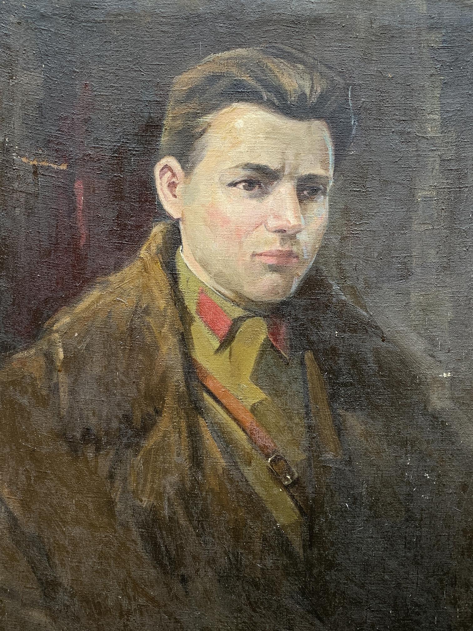 Oil painting Portrait of a man Nestor Mitrofanovich Kizenko