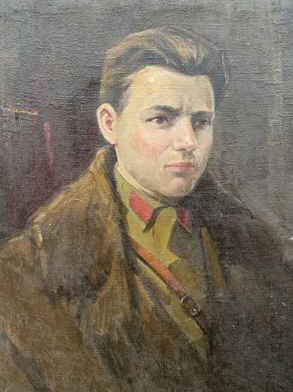 Nestor Mitrofanovich Kizenko portrayed in an oil portrait