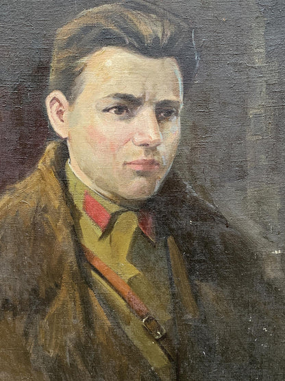 The portrait of Nestor Mitrofanovich Kizenko rendered in oils