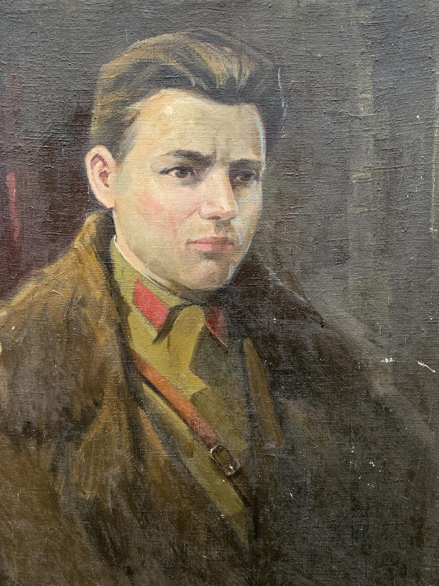 Oil painting capturing the likeness of Nestor Mitrofanovich Kizenko
