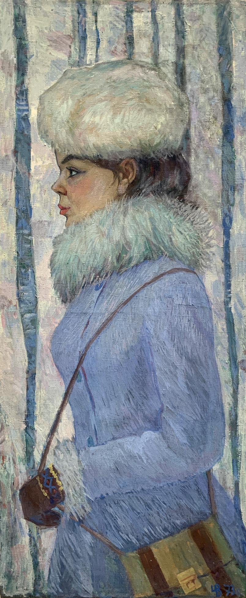 Oil painting Female portrait Chubur V. O.