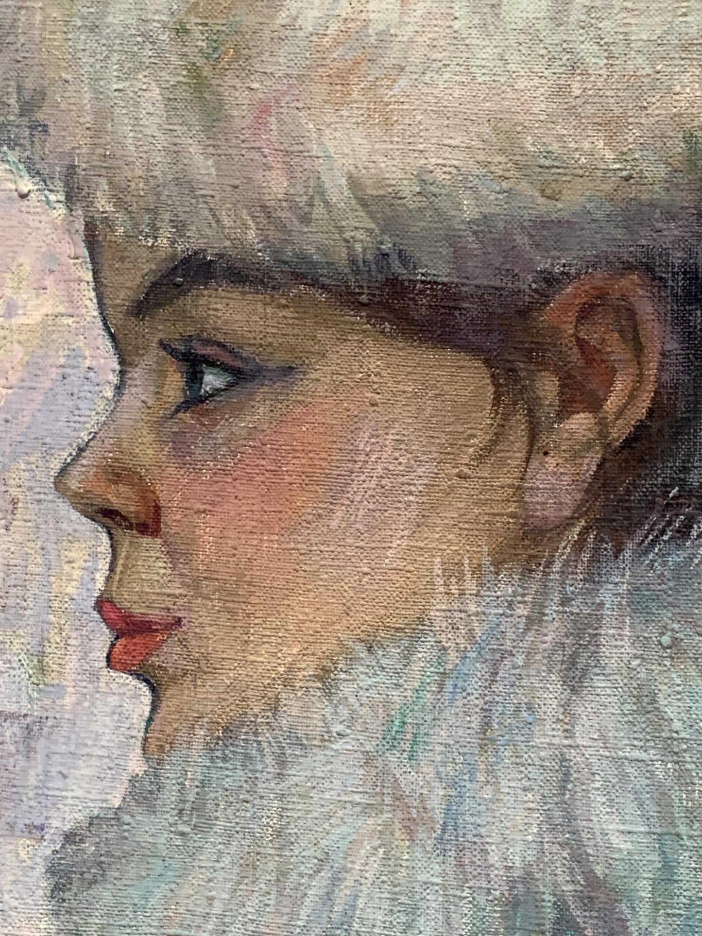 Oil painting Female portrait Chubur V. O.