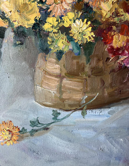 Oil painting still life 