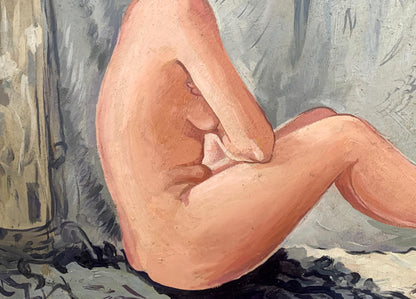 Oil painting Naked girl V. Konotopsky