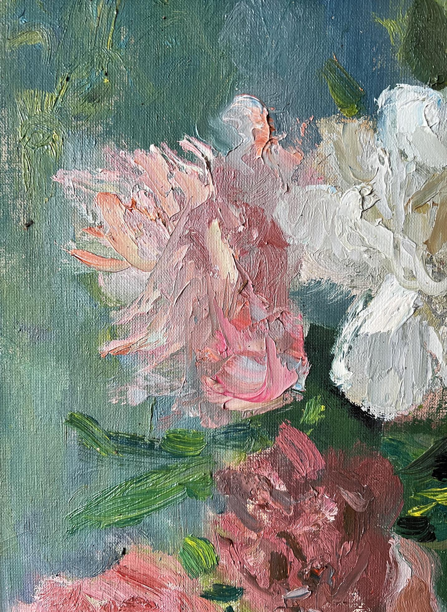 Oil painting Peonies 