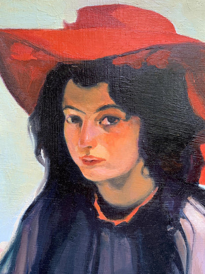 Oil painting Portrait of a girl Boris Serdyuk