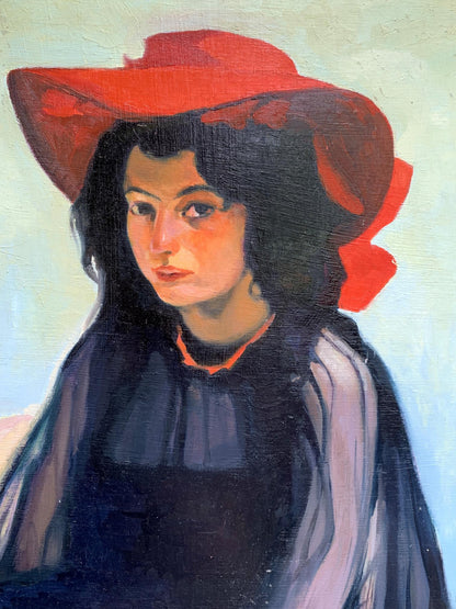 Oil painting Portrait of a girl Boris Serdyuk