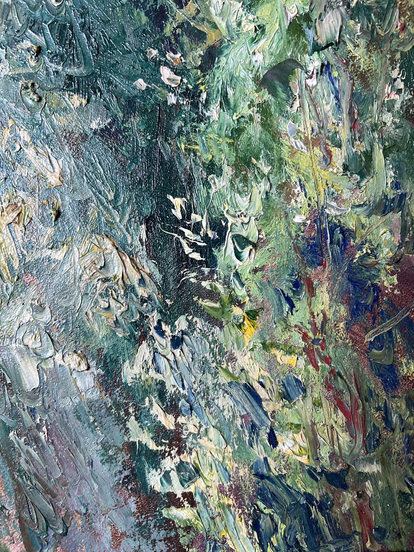 Oil painting Poplars V. Mishurovsky